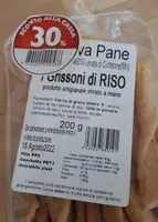 Mantova pane grissinoni di riso
