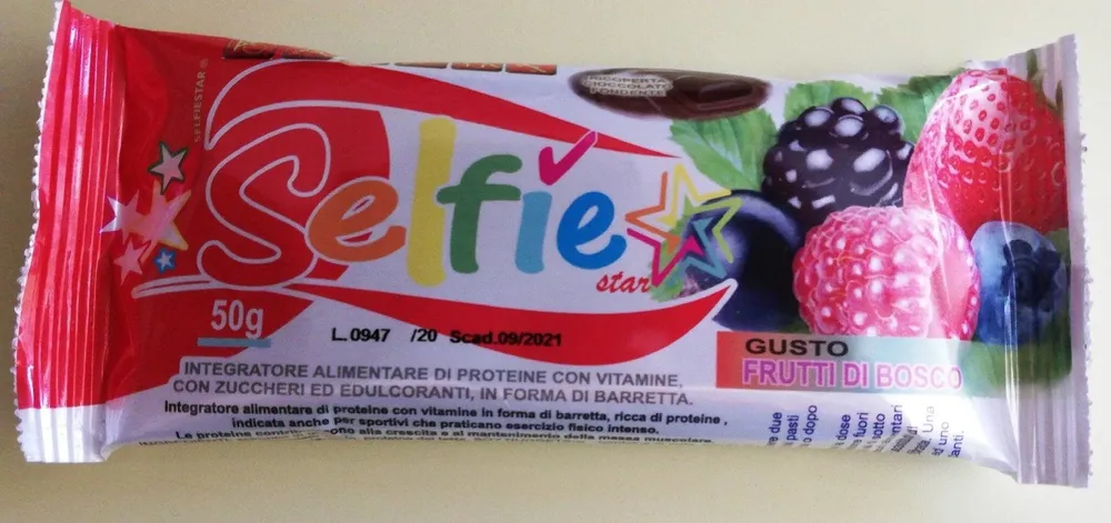 Barretta proteica frutti di bosco