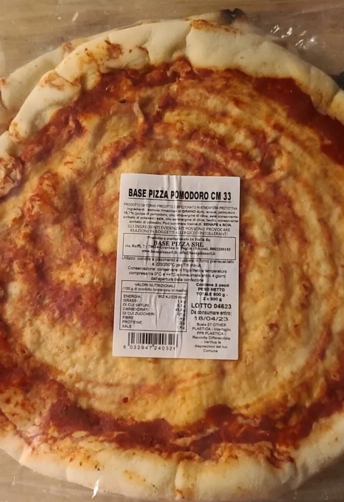 Base pizza Pomodoro