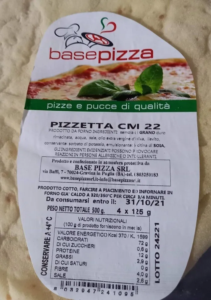 Pizzetta cm 22