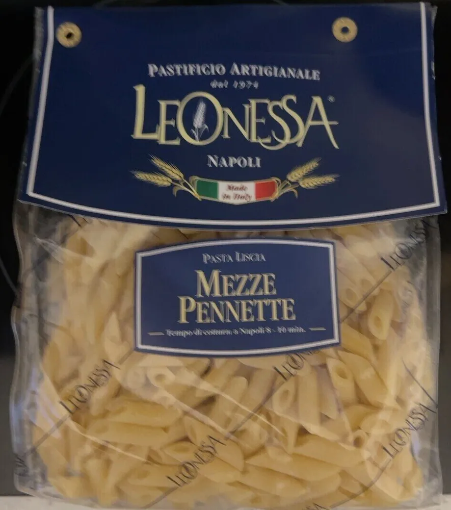 Pasta Liscia Mezze Pennette