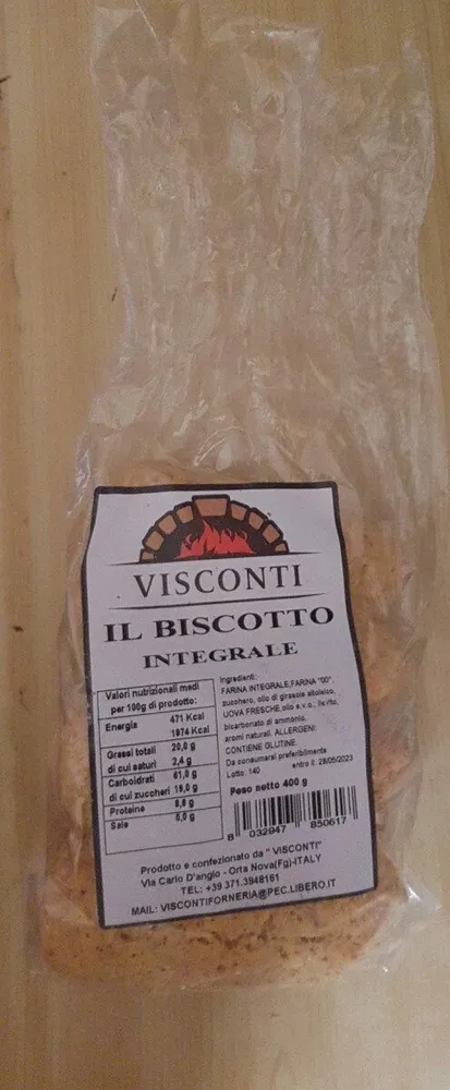 Il biscotto integrale