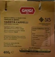 Pasta di semola di grano duro, varietà Cappelli