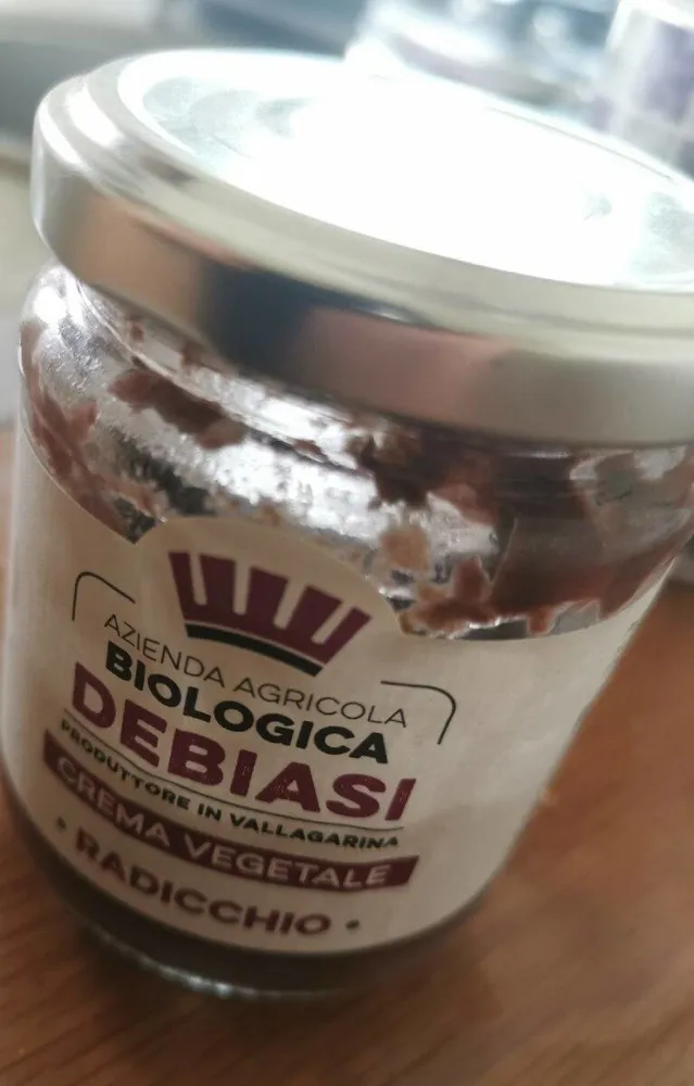 Crema vegetale radicchio