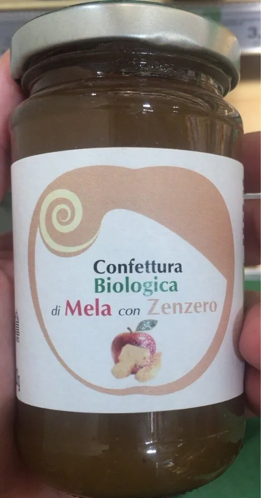 Confettura biologica di mela con senzero