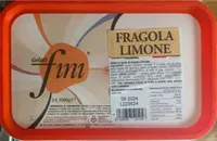 Gelato fragola limone