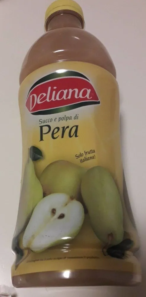 Succo e polpa di pera