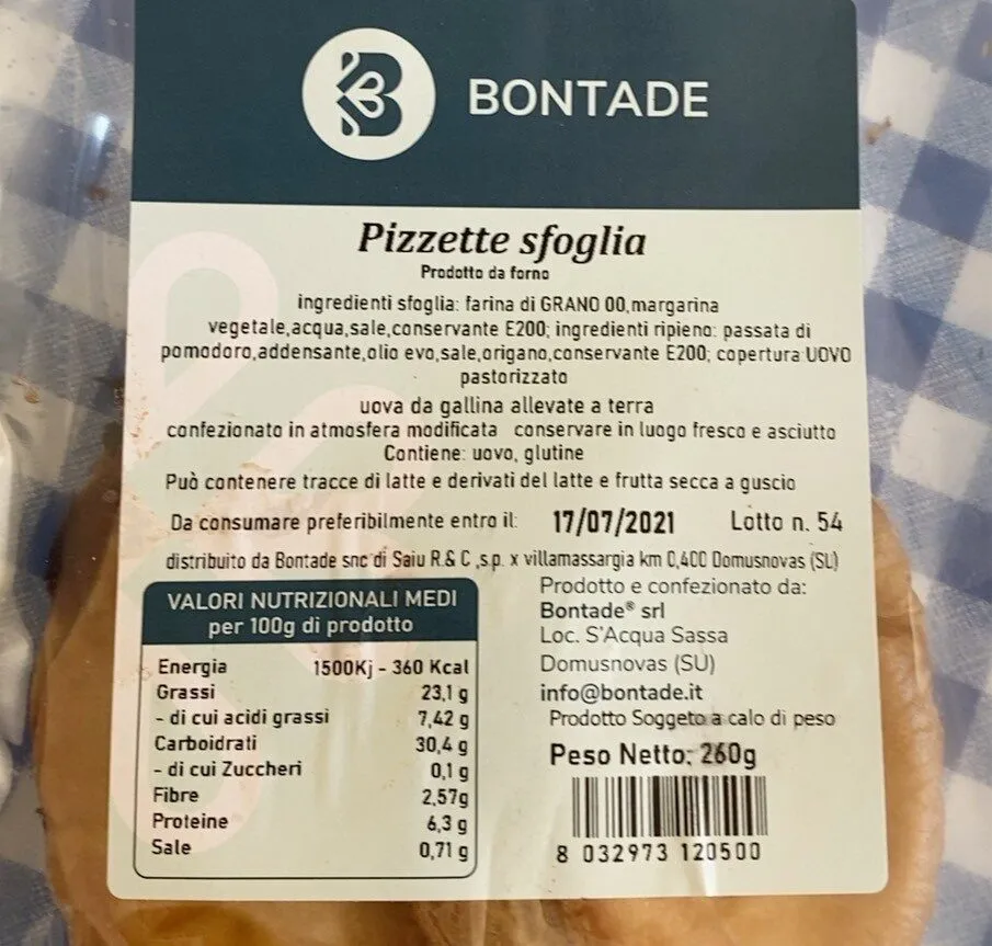 Pizzette sfoglia
