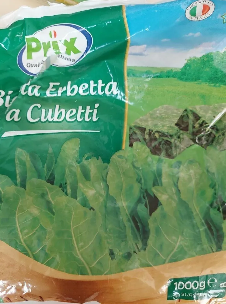 Bieta erbetta a cubetti