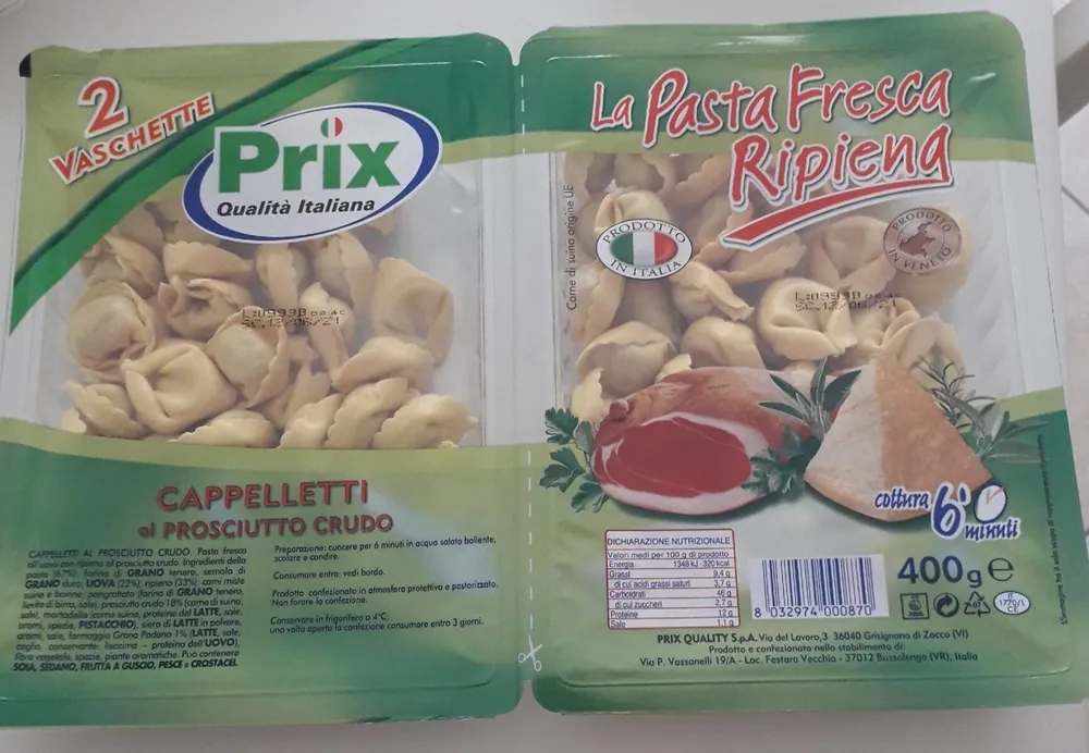 Cappelletti al prosciutto crudo