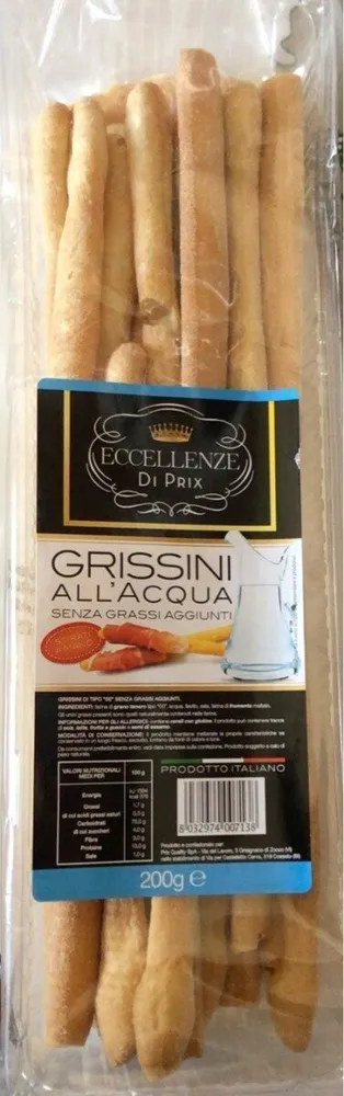 Grissini all’acqua