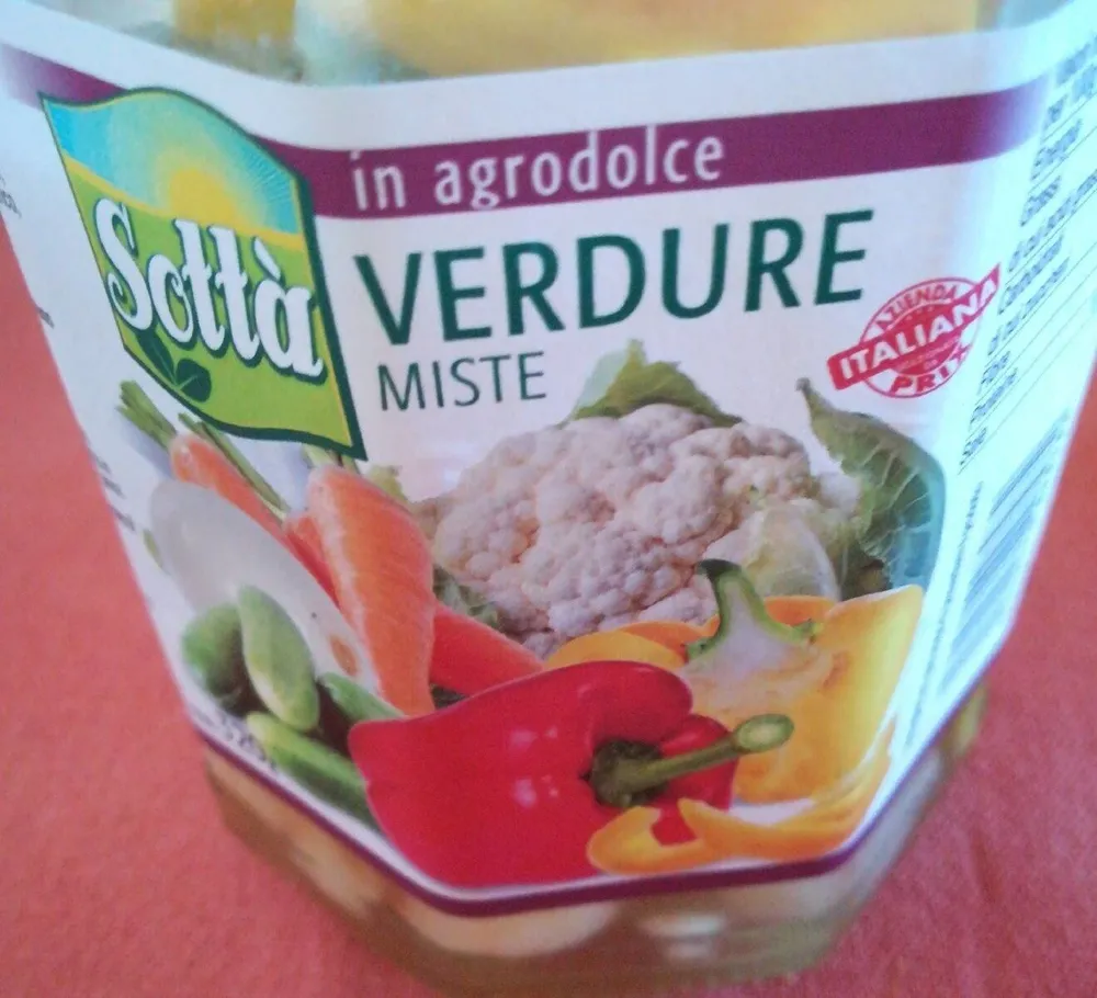 Verdure miste in agrodolce