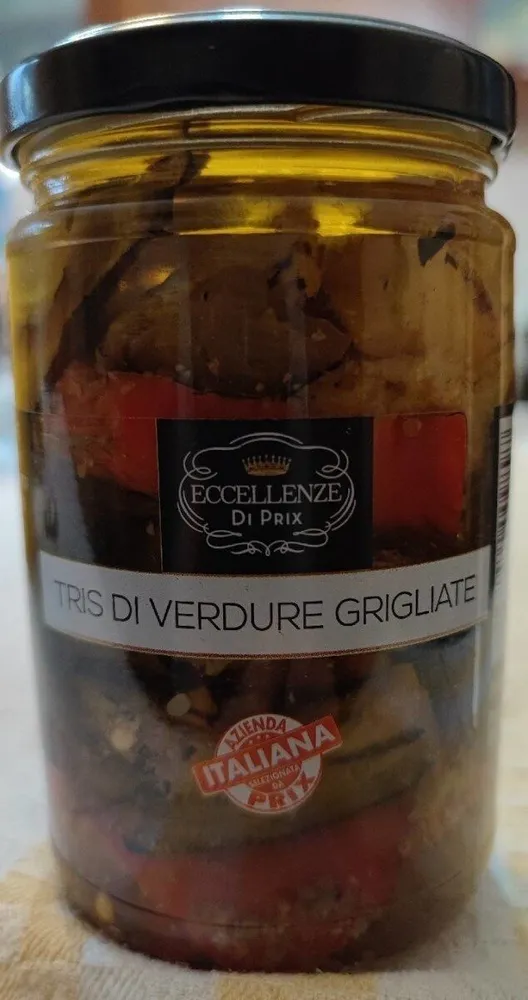 Tris di verdure grigliate