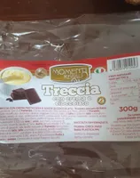 Treccia con crema e cioccolato