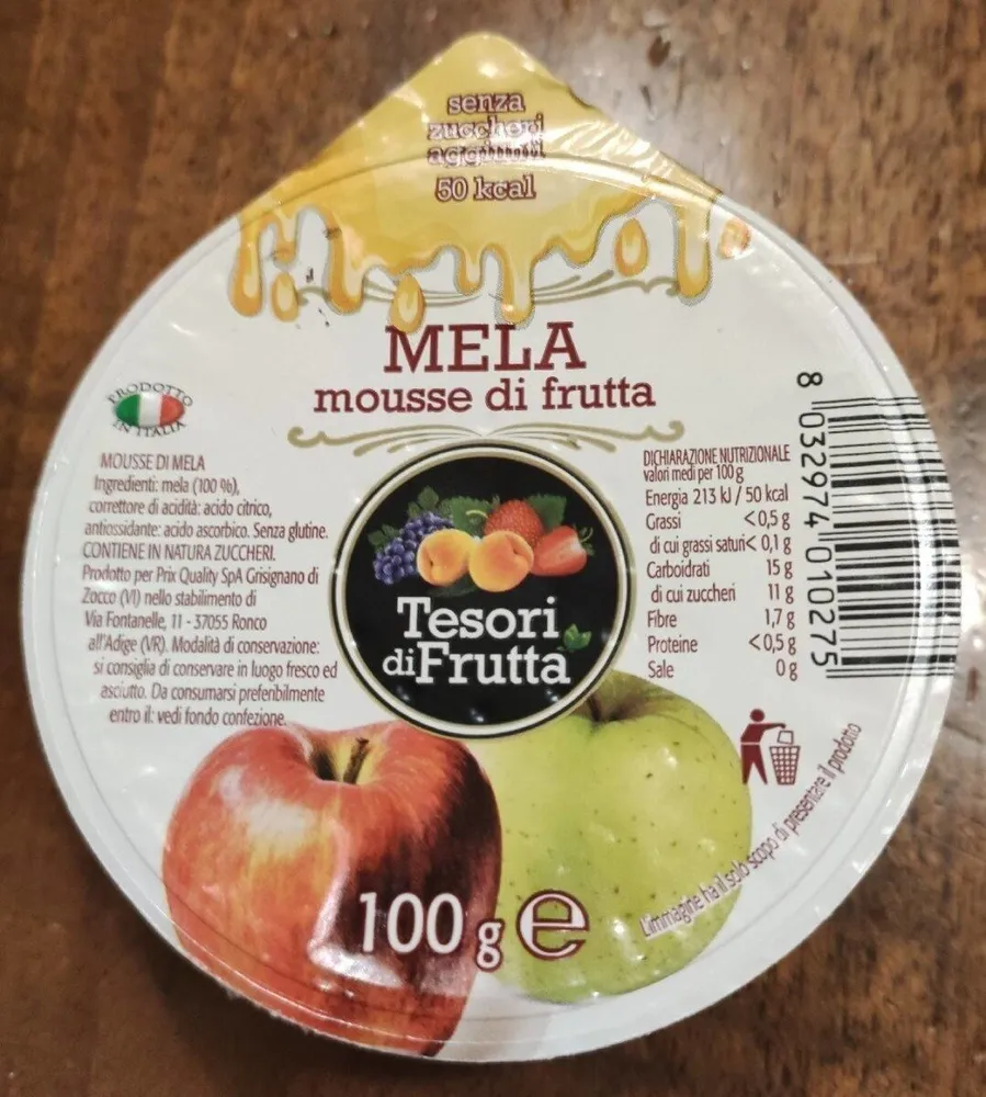 Mela mousse di frutta