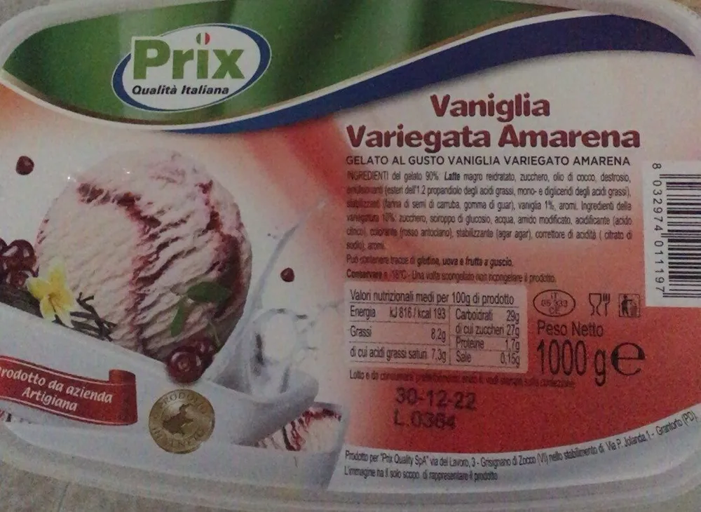 Vaniglia variegata amarena