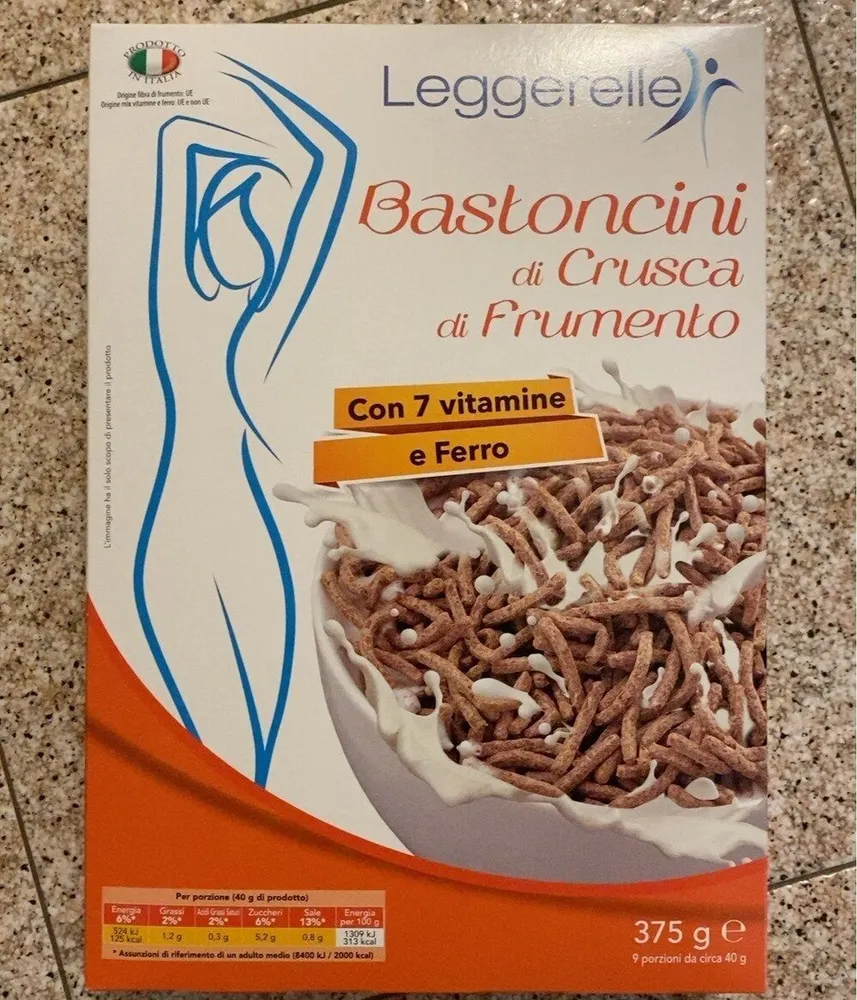 Bastoncini di crusca di frumento