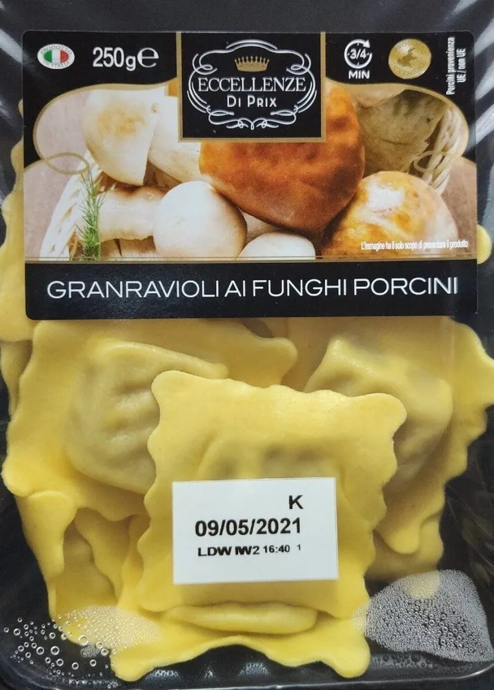 Ravioli ai funghi porcini