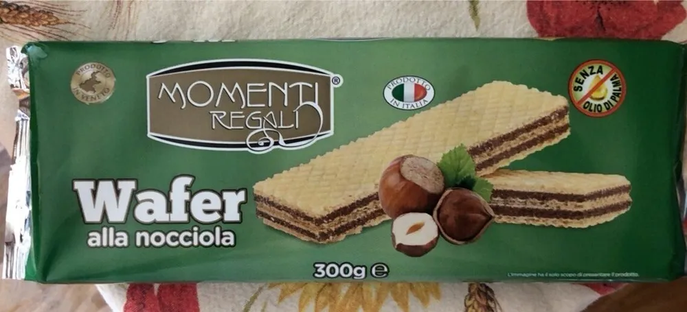 Wafer alla nocciola