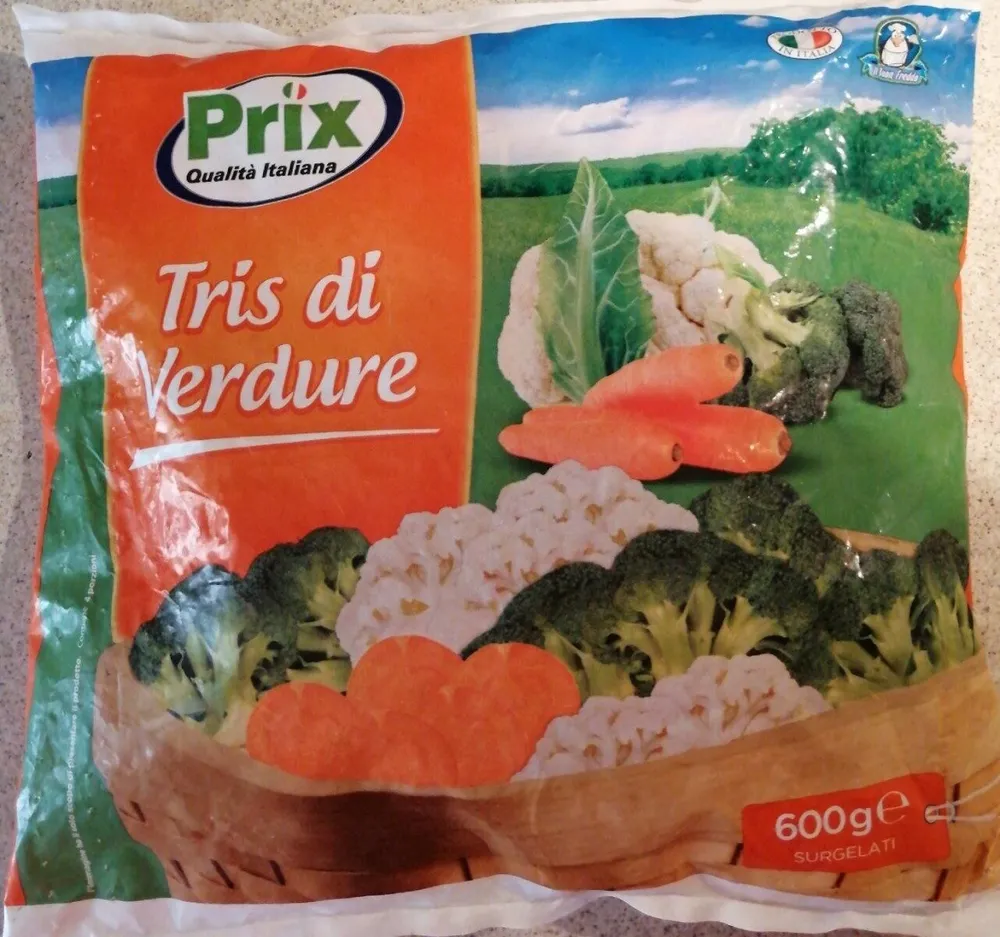 Tris di verdure