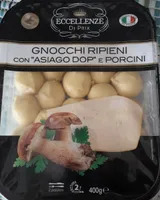 Gnocchi ripieni con asiago dop e porcini
