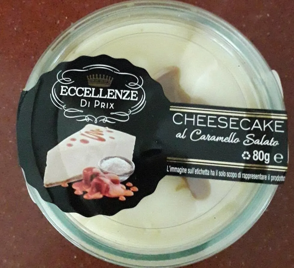 Cheesecake al caramello salato