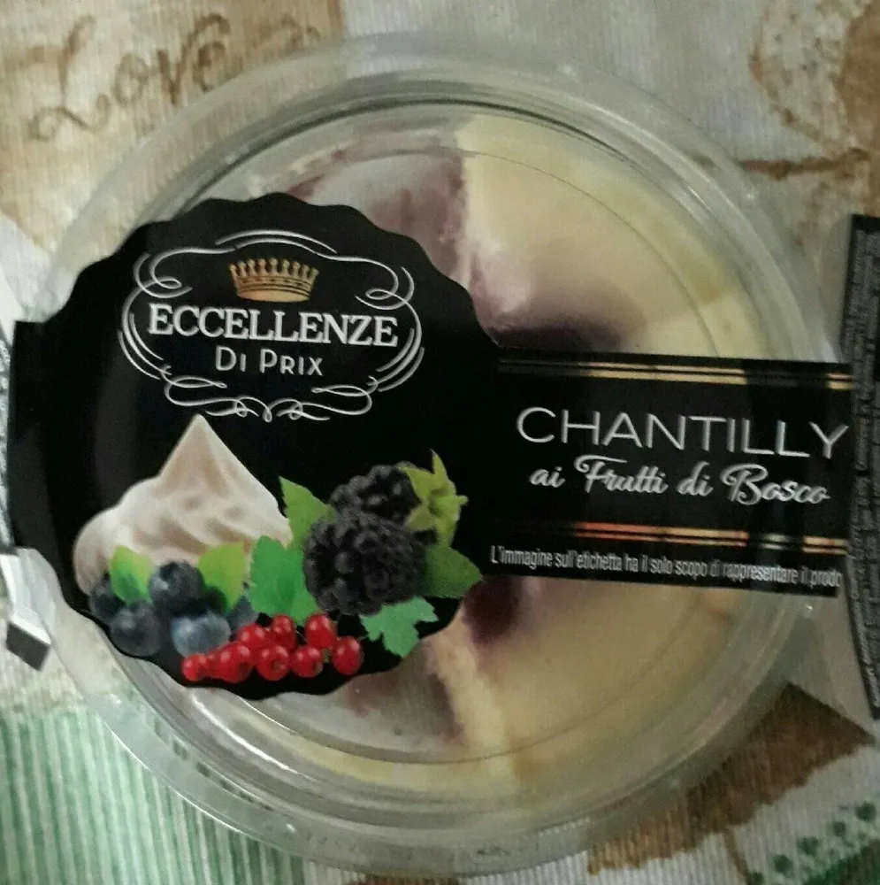 Chantilly di Frutti di Bosco