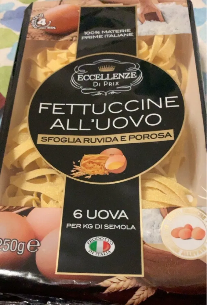 Fettuccine all’uovo