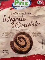 Frollini con farina integrale e cioccolato