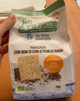 Pancrek con semi di chia e fiori di bach