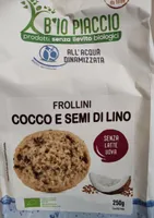 Frollini cocco e semi di lino