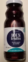Succo puro di mirtilli
