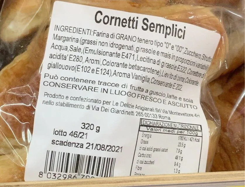 Cornetti semplici