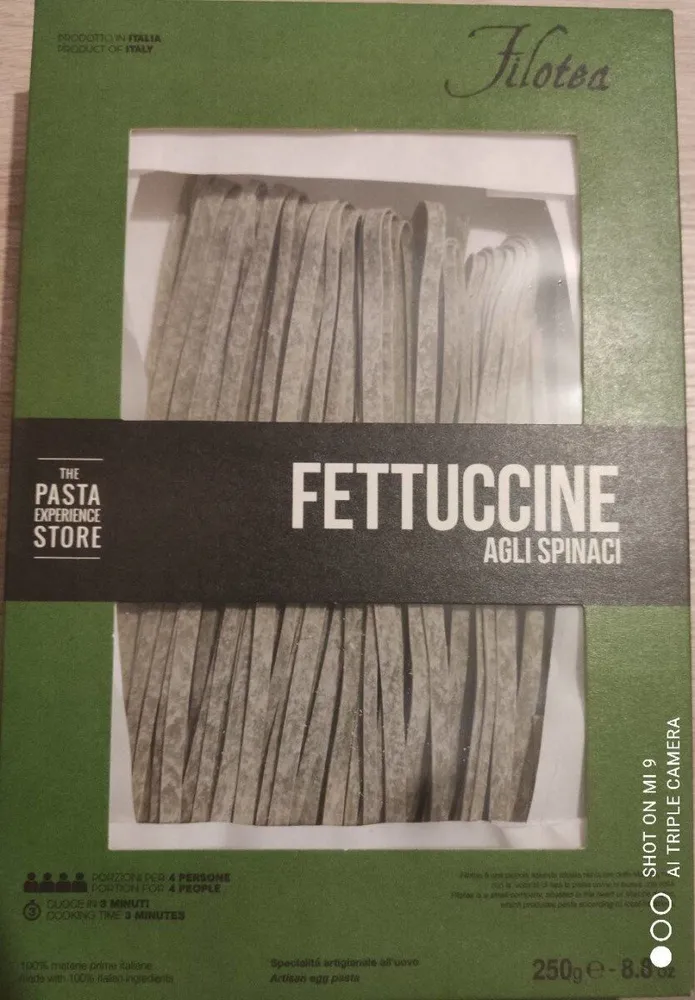 Fettuccine Agli spinaci