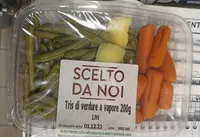 Tris di verdure al vapore