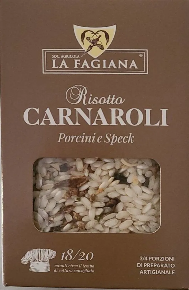 Risotto Carnaroli Porcini e Speck