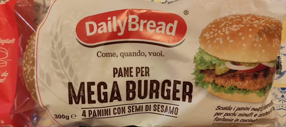 Pane per mega burger