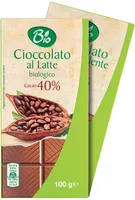 Cioccolato al latte biologico