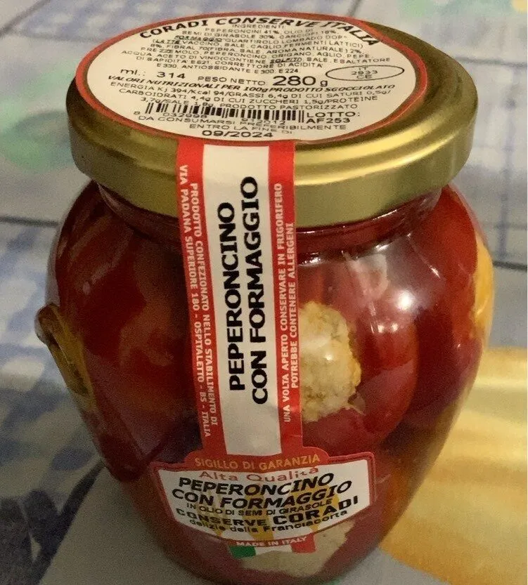 Peperoncino con formaggio