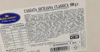 Cassata siciliana classica 500g