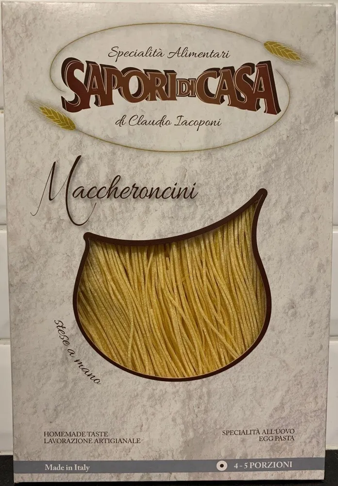 Maccheroncini all'uovo