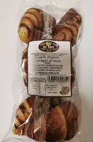 Cornetti sfogliati variegati al cacao