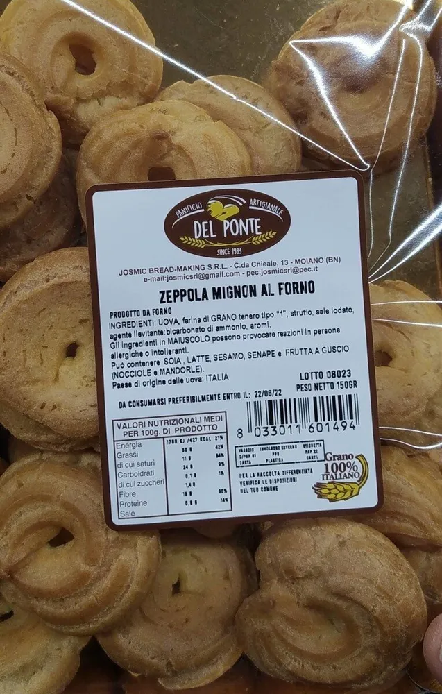 Zeppola mignon al forno
