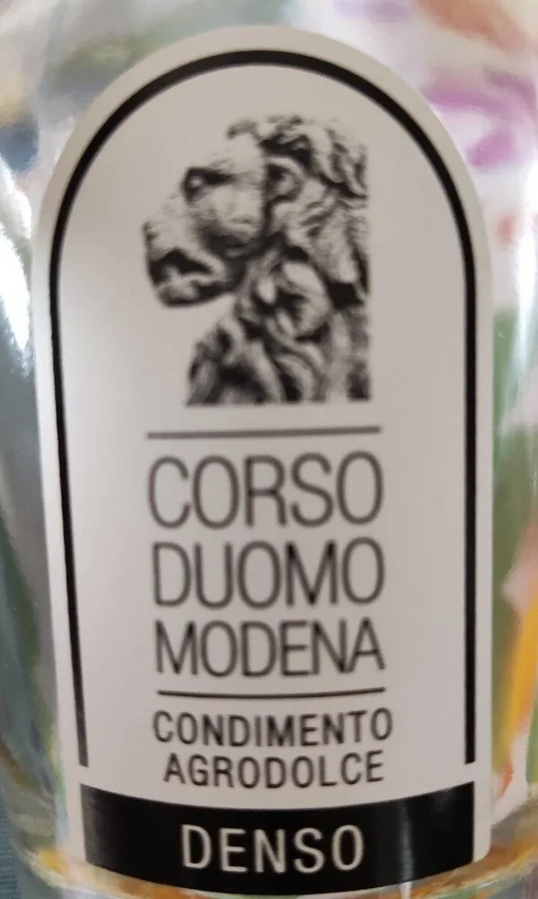 Condimento agrodolce denso