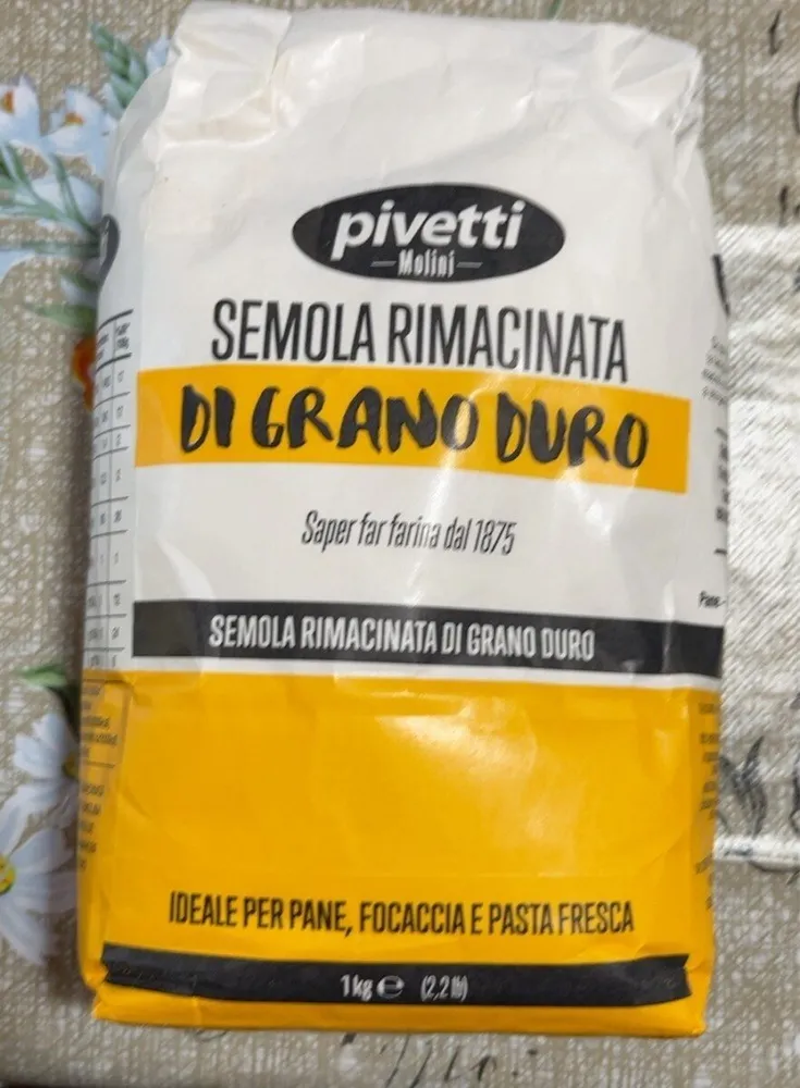 Semola rimacinata di grano duro