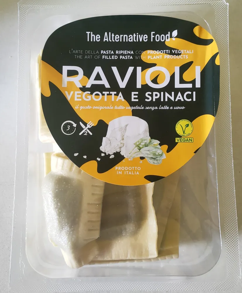 Ravioli vegotta e spinaci