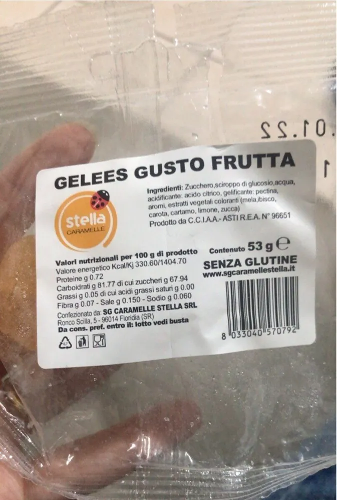 Gelees gusto frutta