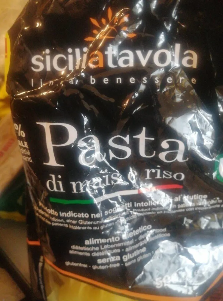 Pasta di mais e riso