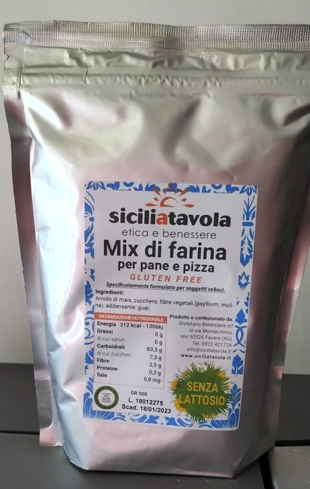 Mix di farina per pane e pizza