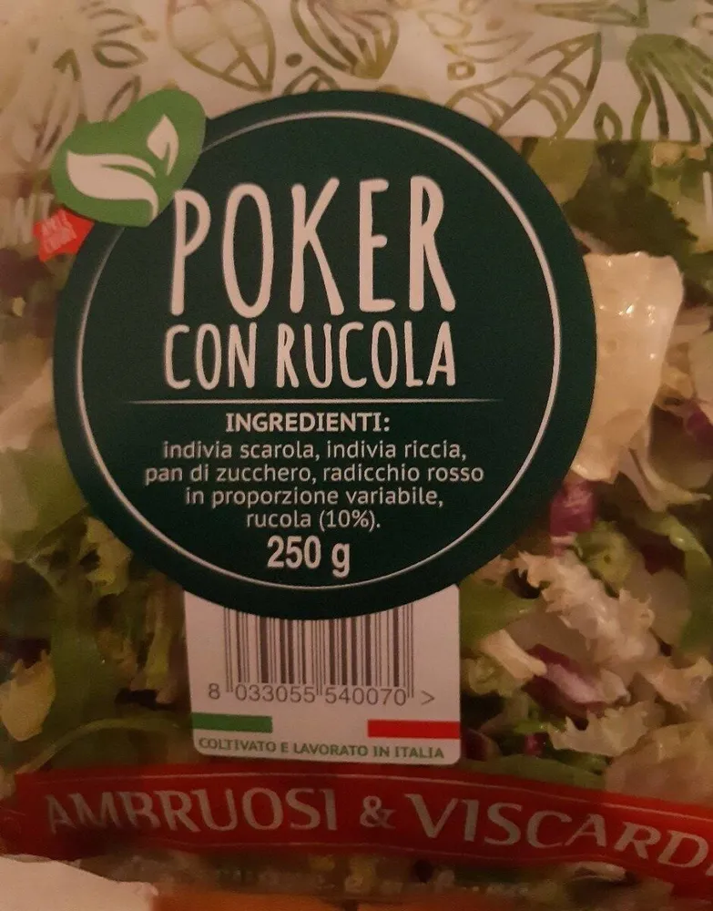 Insalata Poker con rucola